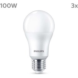 LED-lamp - PHILIPS - 100 W - A67 E27 - Koel wit - Niet dimbaar x 3