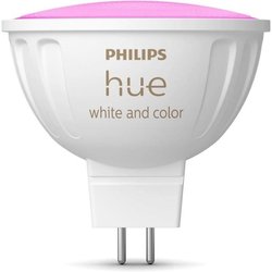 Lampadina connessa - PHILIPS HUE - MR16 - Luce bianca e colorata - Com
