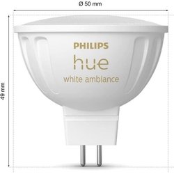 Bombilla conectada - PHILIPS HUE - MR16 - Luz blanca - Compatible con 