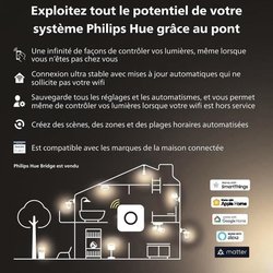 Bombilla conectada - PHILIPS HUE - MR16 - Luz blanca - Compatible con 