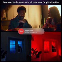 Philips Hue Secure Kabelkamera mit Tischständer  HD 1080P  Innen ode
