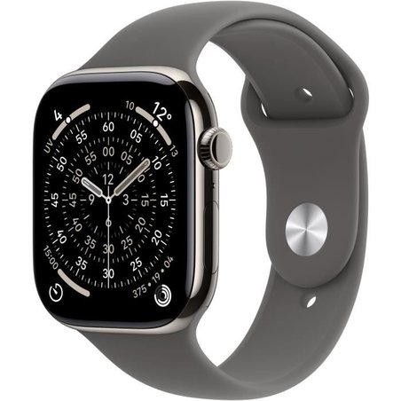 Apple Watch Series 11 GPS + Cellular - 46 mm - Caja de titanio natural