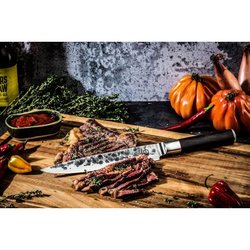 Fleischmesser  GESCHMIEDET  SEBRA  Japanischer 440C-Stahl  Griff a
