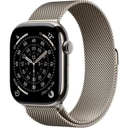 Apple Watch Series 11 GPS + Cellular - 46mm - Boîtier Natural Titanium