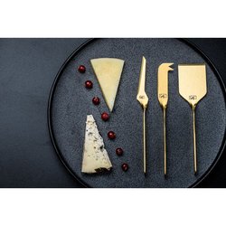 Coffret couteaux a fromages et beurre - STYLE DE VIE - Acier inoxydabl