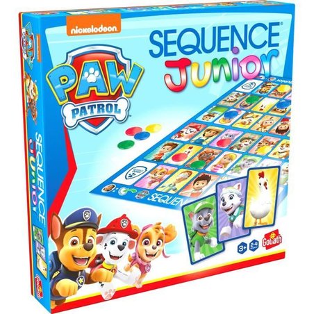 Gioco da tavolo - GOLIATH - Paw Patrol Junior Sequence - Gioco per fam