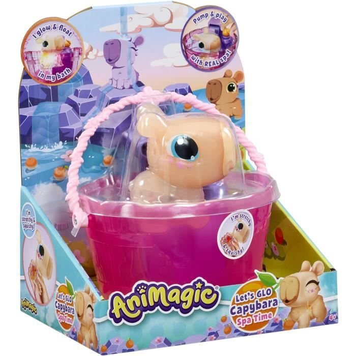 Animagic - GOLIATH - Let s Glo Capybara Spa Time - Animale interattivo