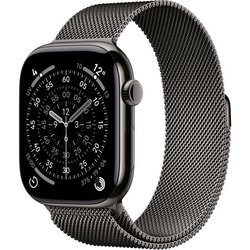 Apple Watch Series 11 GPS + Cellular - 46 mm - Slate Titanium kast - S