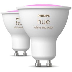 Vernetzte LED-Lampen der Marke PHILIPS mit einstellbarer Helligkeit un