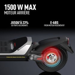 Trottinette électrique - SEGWAY - GT1E - 1500 W - 11 - Autonomie jusqu