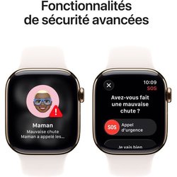 Apple Watch Series 11 GPS + Cellular - 46 mm - Caja de titanio dorado 
