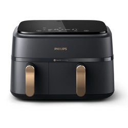 Freidora sin aceite - PHILIPS - NA352/04 - 9L - Doble cesta - Pantalla
