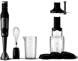 Staafmixer - PHILIPS Serie 5000 - HR2684/00 - 1200 W - Grijs / Zwart