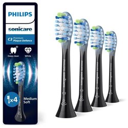 Verpakking van 4 opzetborstels - PHILIPS - HX9044/88 - C3 zwart