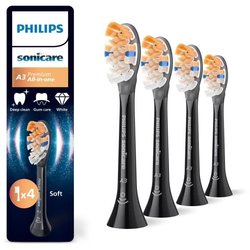 Verpakking van 4 borstelkoppen - PHILIPS - HX9094/88 - A3 zwart