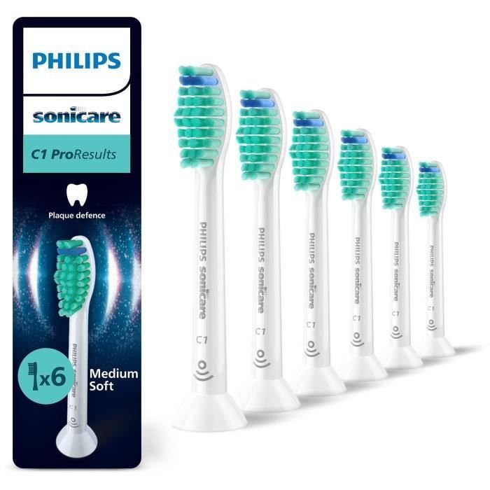 6er-Pack Bürstenköpfe - PHILIPS - HX6016/87 - C1 Weiß
