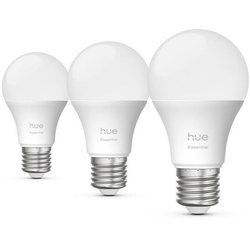 Pack de 3 ampoules LED connectées A60 - PHILIPS HUE - Lumiere blanche 