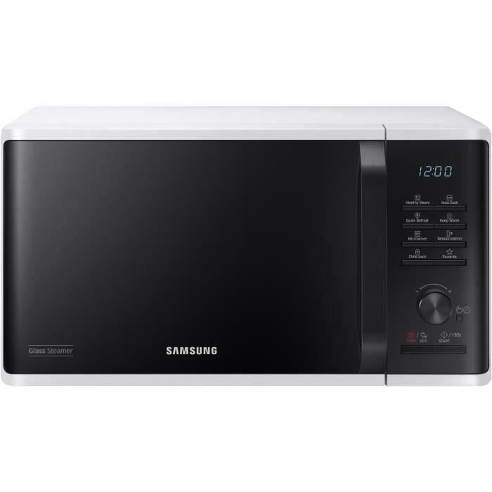 Solo microwave 23L - Samsung - MS23K3555EW - White - Electronic contro