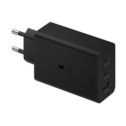 Samsung Triple USB Charger A+C+C PD 65W (35W+25W+5W) nero