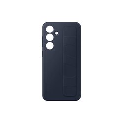 Custodia in silicone con cinturino per Samsung Galaxy S24 FE blu scuro
