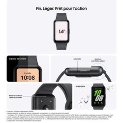 Pulsera Conectada SAMSUNG Galaxy Fit 3 Gris