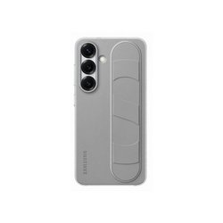 Galaxy S25 hoesje met band en standaard grijs
