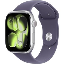 Apple Watch Series 11 GPS  46 mm  Silbernes Aluminiumgehäuse  Lila 