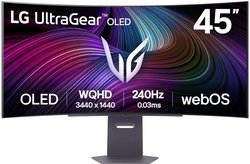 Ecran PC Gamer Incurvé - LG - 45   - WQHD - 240Hz - Dalle OLED - 0,03m