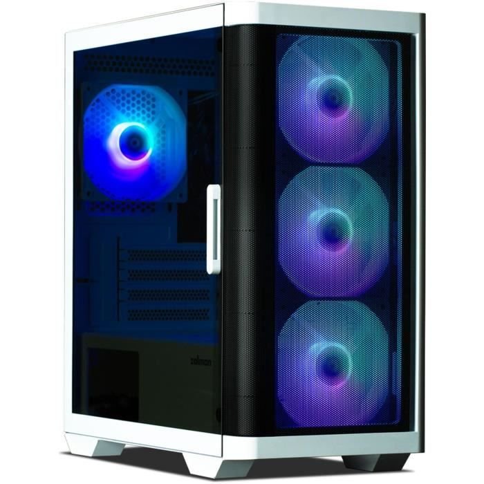Case per PC senza alimentatore - ZALMAN M4 ARGB (Bianco) - Tower medio