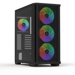 Zalman Z10 Plus PC Case - Mid Tower ATX - Black - 7 Internal Bays - 4 