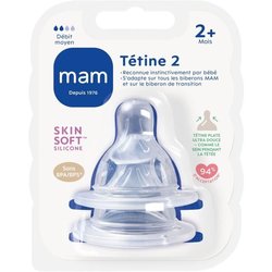 MAM TEAT FLOW 2 MOY- Silic