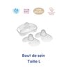 MAM Bout de sein Taille L - Silicone - Bte stérilisation X2