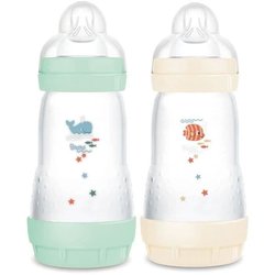 Set van 2 Babyflessen - MAM - Easy Start - Klassiek Anti-Koliek - 260 