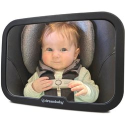 Grote rechthoekige achteruitkijkspiegel - DREAMBABY - Verstelbaar voor