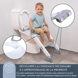 Toiletverkleiner - DREAMBABY - STEP-UP - Zindelijkheidstrainingszitje 