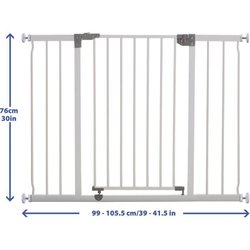 DREAMBABY Cancelletto di sicurezza Extra large LIBERTY - A pressione -