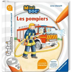 tiptoi, Livre interactif, Mini Doc  Les pompiers, 4 ans, 13099023,Rave