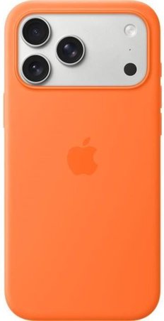 APPLE iPhone 17 Pro Max - Coque en silicone avec MagSafe - Orange