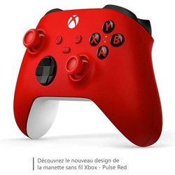 Manette de jeu - Xbox - Sans fil - Rouge