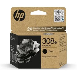 HP 308e Black EvoMore Original Ink Cartridge (7FP22UE) for HP Envy 611