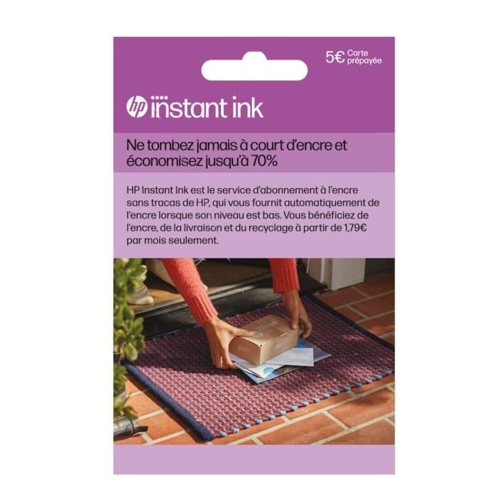 Instant Ink HP prepaidkaart - Abonnement voor levering van originele H