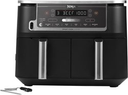Friggitrice ad aria NINJA AF451EU - Capacità 9,5 l - Doppia vasca - 6 