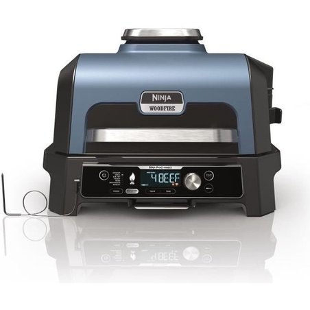 Barbacoa eléctrica con ahumador y termosonda - NINJA - Woodfire Pro Co