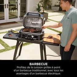 Barbacoa eléctrica con ahumador y termosonda - NINJA - Woodfire Pro Co