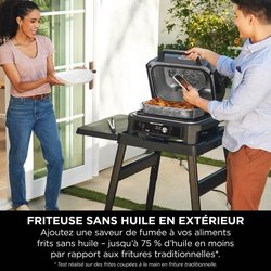 Barbacoa eléctrica con ahumador y termosonda - NINJA - Woodfire Pro Co