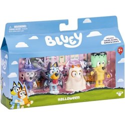Set di figurine - BLUEY - Costumi - 4 figurine articolate - Accessori 