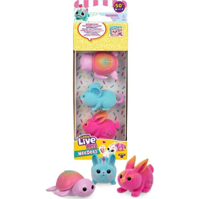 3er-Pack Needes  Little Live Pets  Serie 2  Elektronische Haustiere