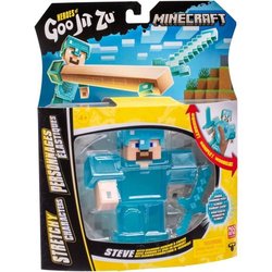 Stretchy Figure - GOO JIT ZU - Minecraft Steve - 11 cm - Elastic Textu