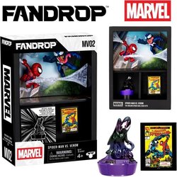 Figur - FANDROP x STAR WARS - Spider-Man vs Venom - Vitrine mit Kultsz