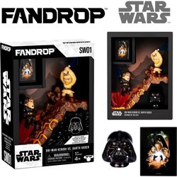 Figurina - FANDROP x STAR WARS - Obi-Wan contro Anakin - Vetrina con s